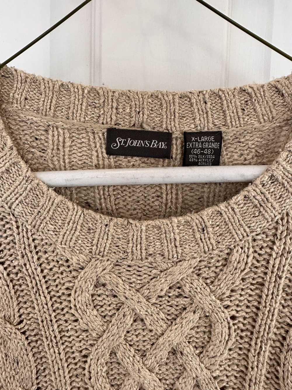 Kurt Cobain × Vintage Cobain Style Aran Knit Swea… - image 2