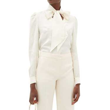 Racil Racil ivory Solange Pussybow Blouse - image 1