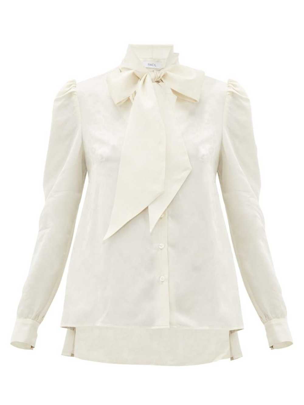 Racil Racil ivory Solange Pussybow Blouse - image 4