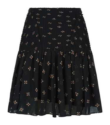 Maje Maje Black Printed Jouet skirt