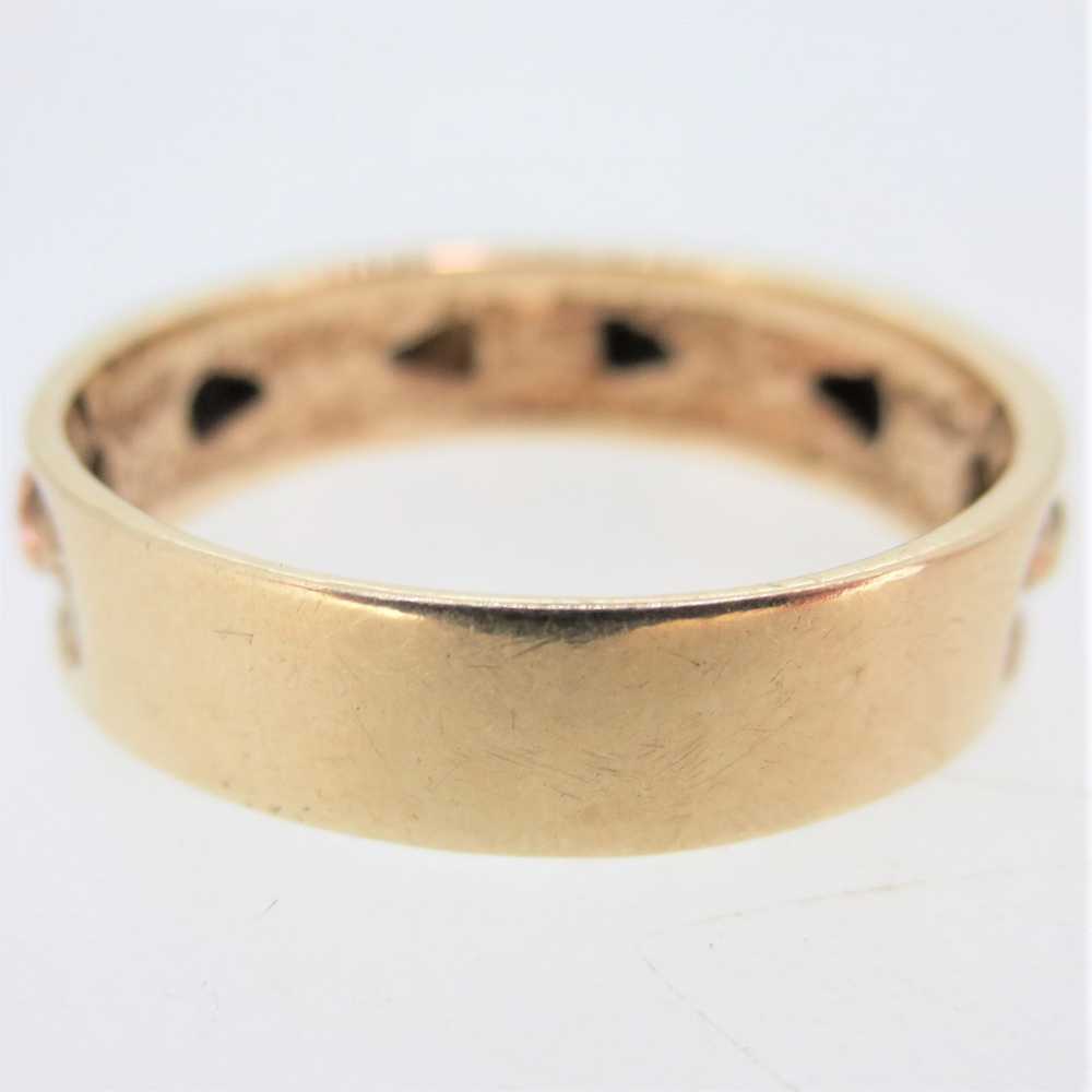 10K Black Hills Gold Coleman Co Ring with Leaves … - image 4