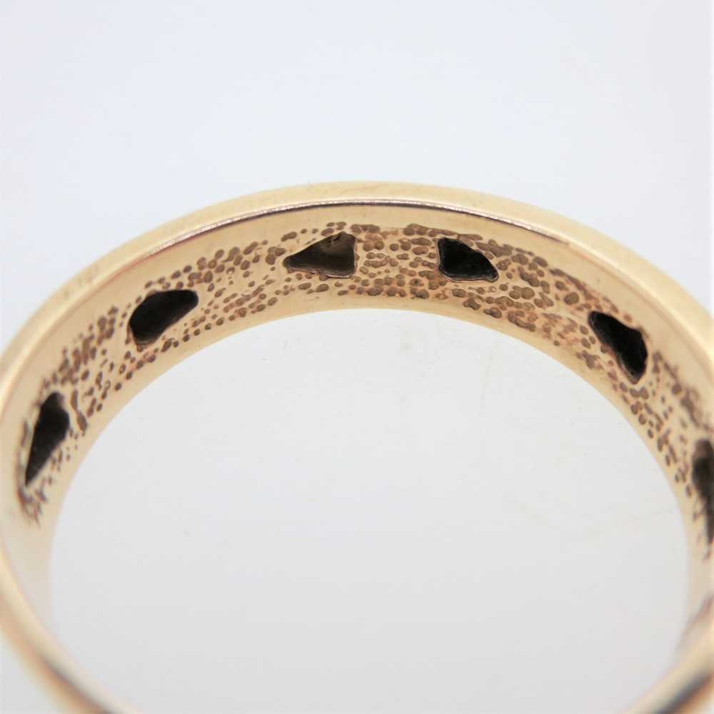 10K Black Hills Gold Coleman Co Ring with Leaves … - image 5