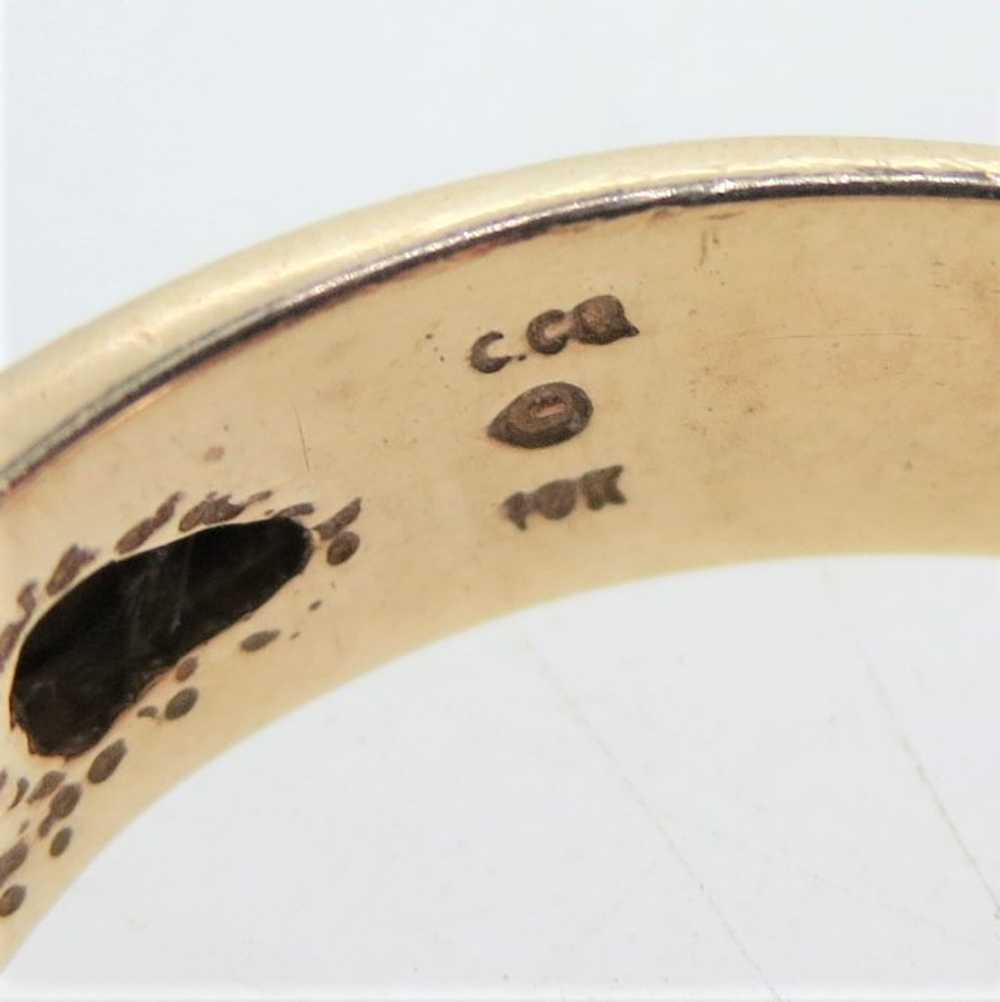 10K Black Hills Gold Coleman Co Ring with Leaves … - image 6