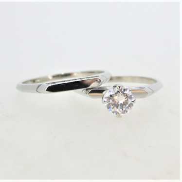 18K WG French LOUIS VUITTON Star Blossom .30tcw Diamond Ring 4.0g