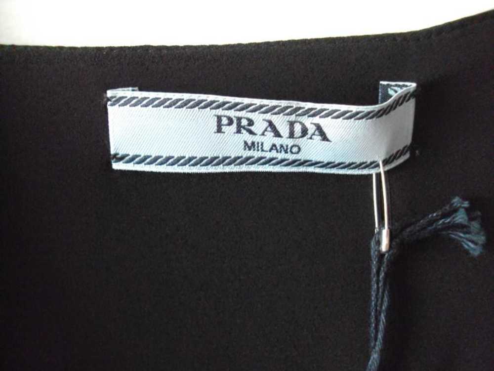 Prada Prada Purple & Black Silk Blouse - image 2