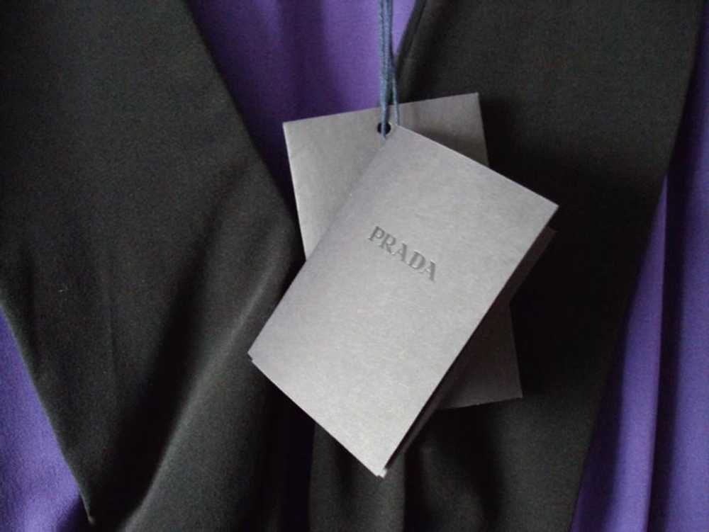 Prada Prada Purple & Black Silk Blouse - image 3