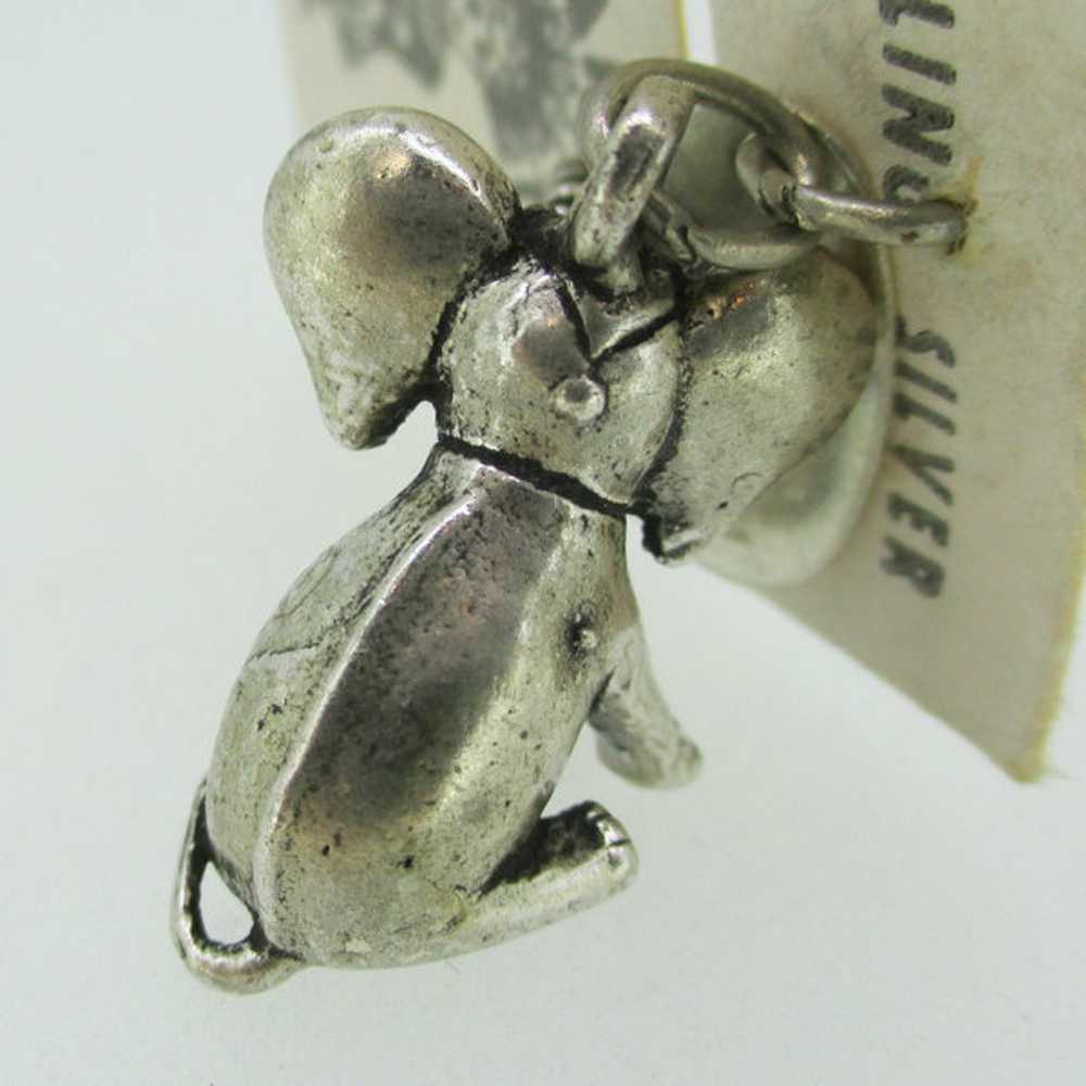 Sterling Silver Baby Elephant Like Horton Hears A… - image 4