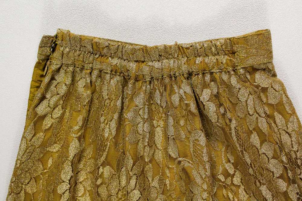 1980s Gold Lace Gaucho Pants - image 8