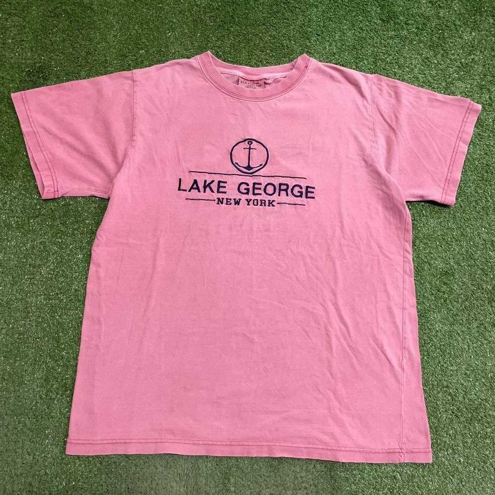 Vintage Vintage Lake George Embroidered Spellout … - image 1