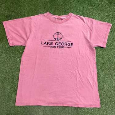 Vintage Vintage Lake George Embroidered Spellout … - image 1
