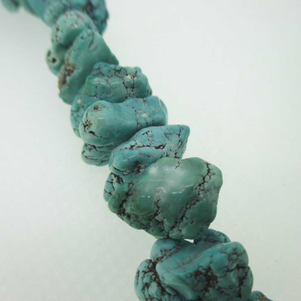 String Turquoise Nugget Necklace - image 3