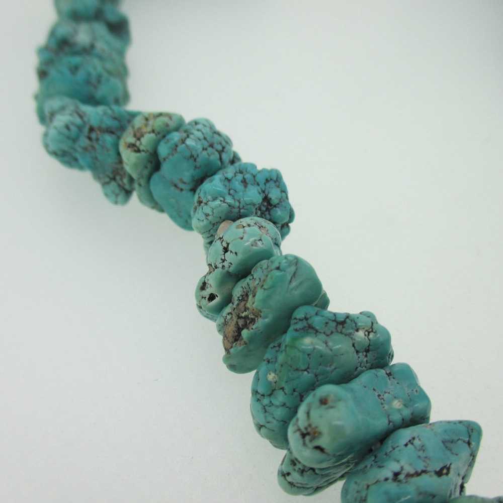 String Turquoise Nugget Necklace - image 4