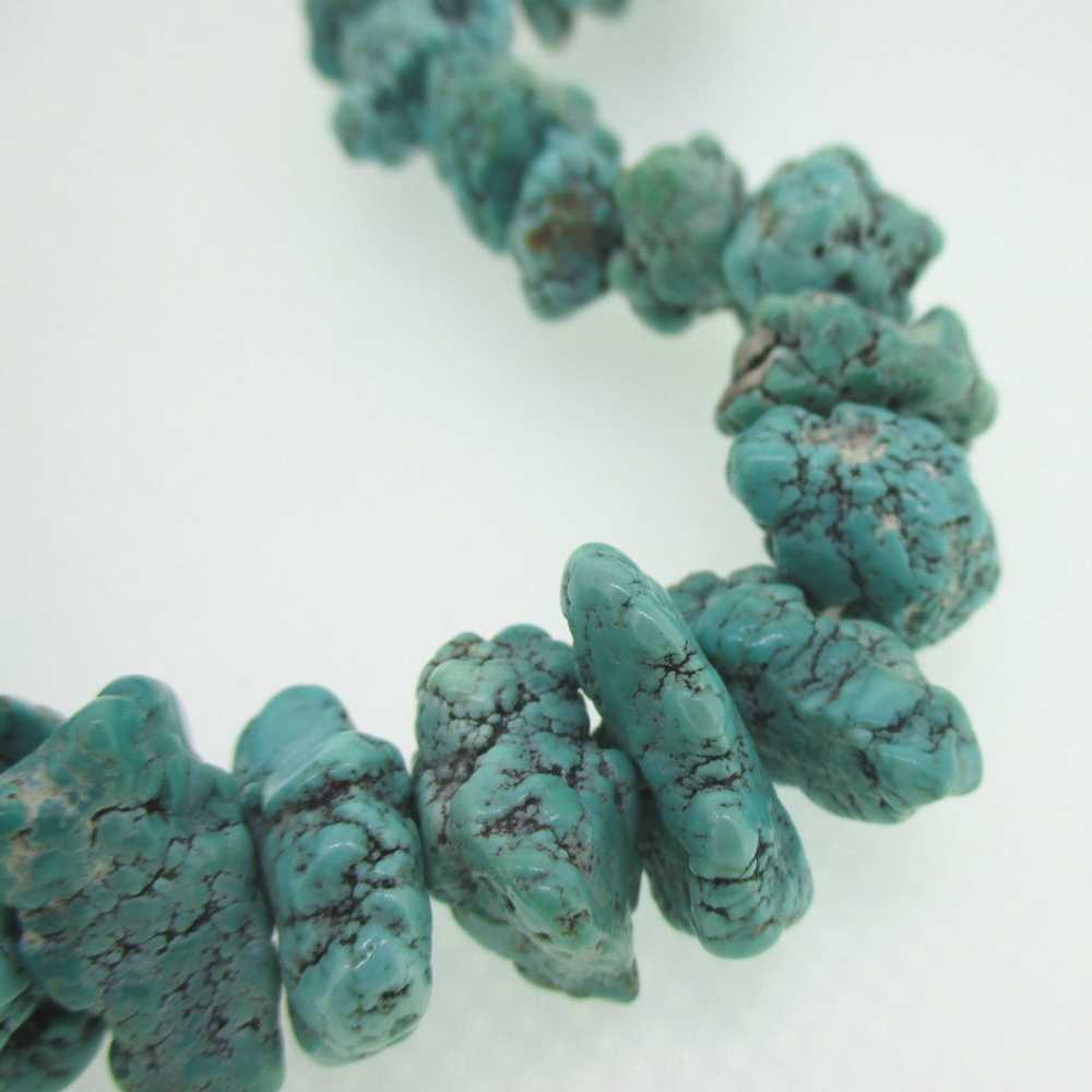 String Turquoise Nugget Necklace - image 5