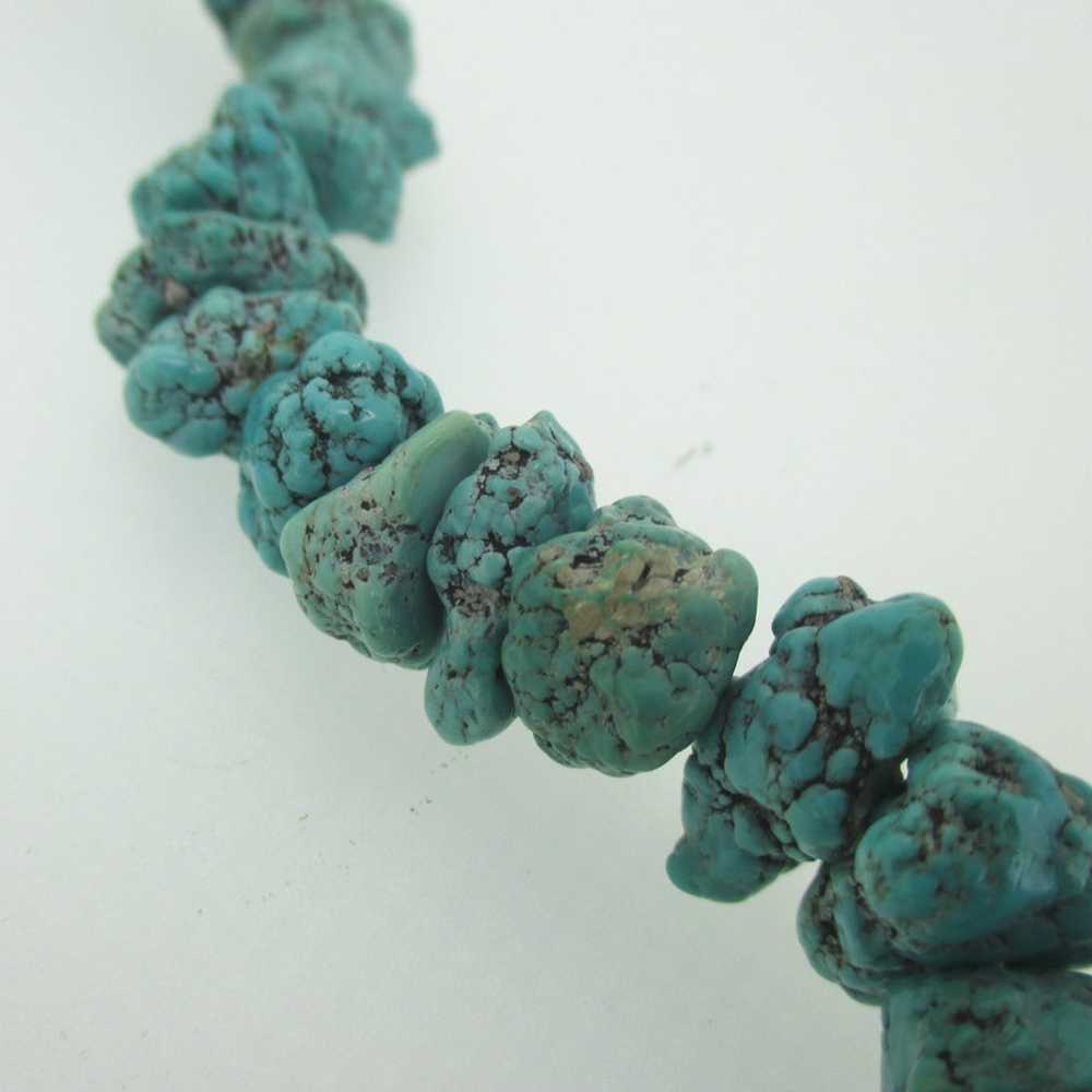 String Turquoise Nugget Necklace - image 8