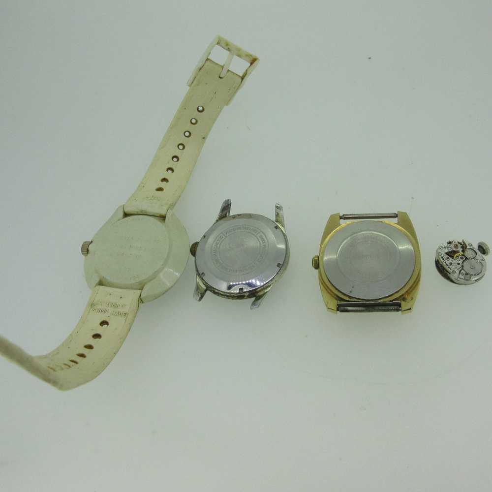 Lot of 4 Vintage Timex Lucerne Hamilton Helbros M… - image 5