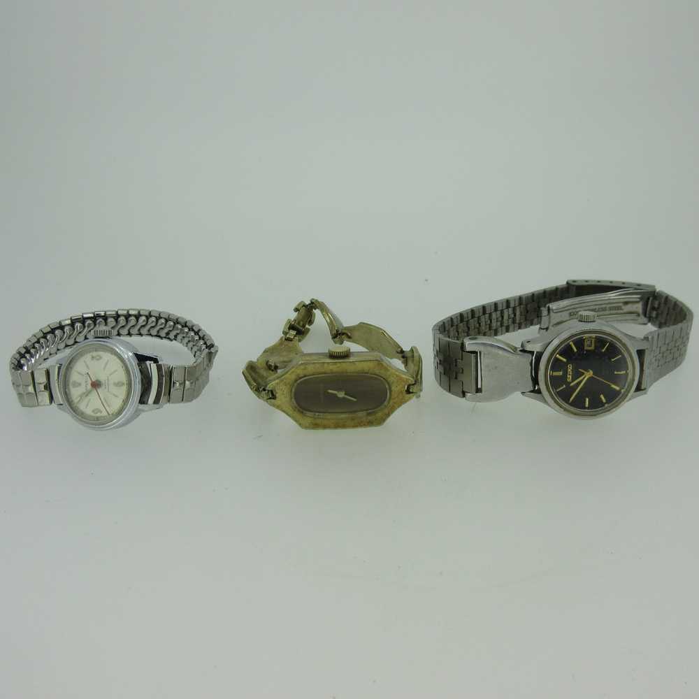 Lot of 3 Vintage Ladies Mechanical Watches Parts - image 1