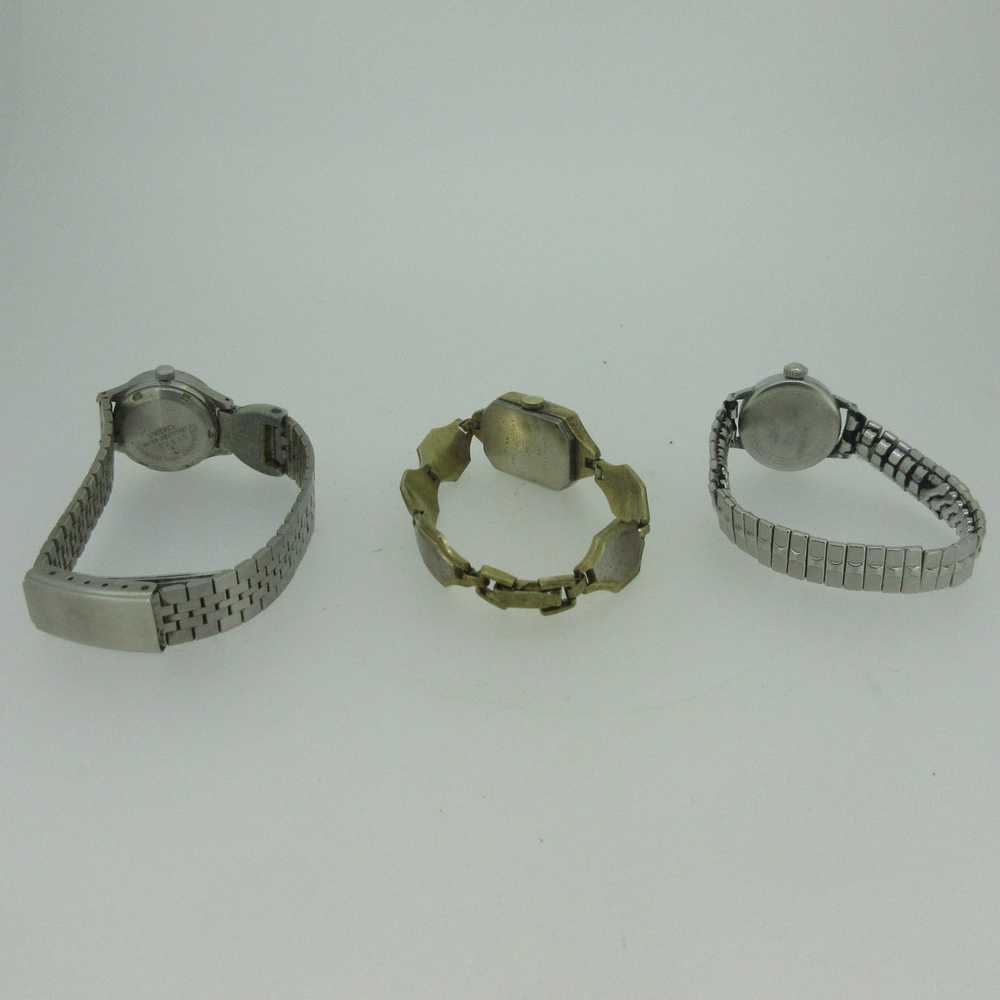 Lot of 3 Vintage Ladies Mechanical Watches Parts - image 3