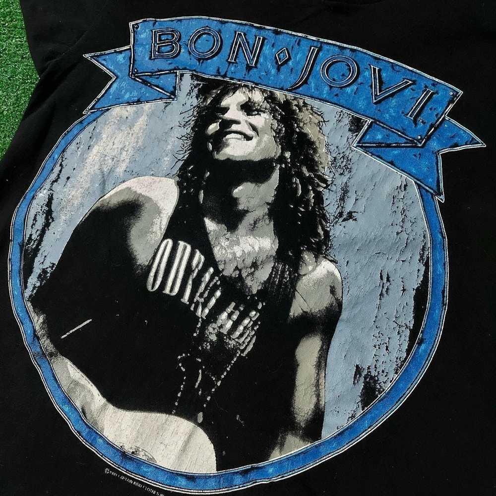 Bon Jovi × Vintage Vintage 1989 Bon Jovi shirt - image 2