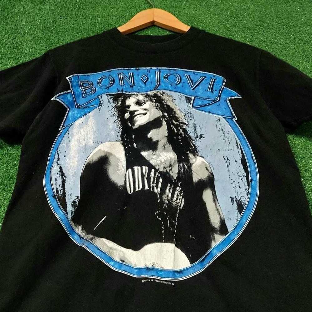 Bon Jovi × Vintage Vintage 1989 Bon Jovi shirt - image 4