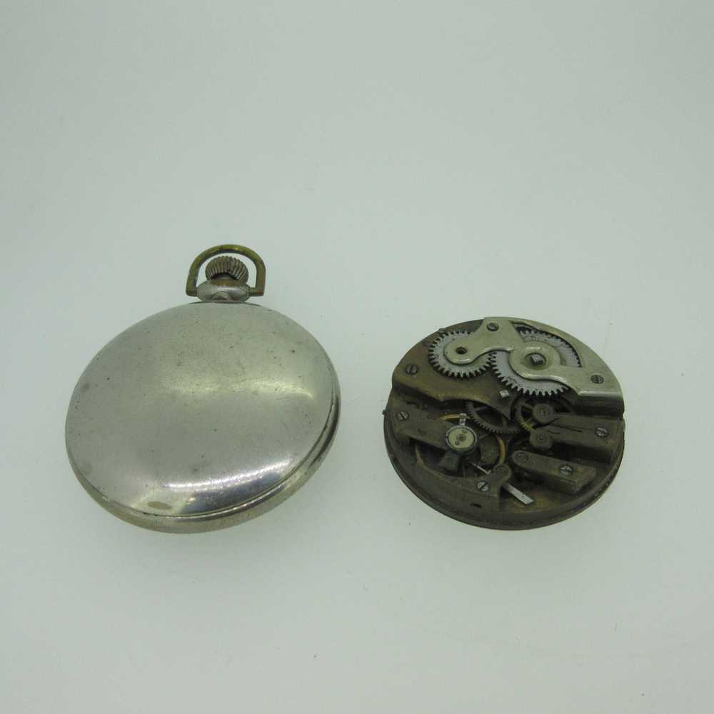 Lot of 2 Antique Swiss and U.S.A. Pocket Watches … - image 5