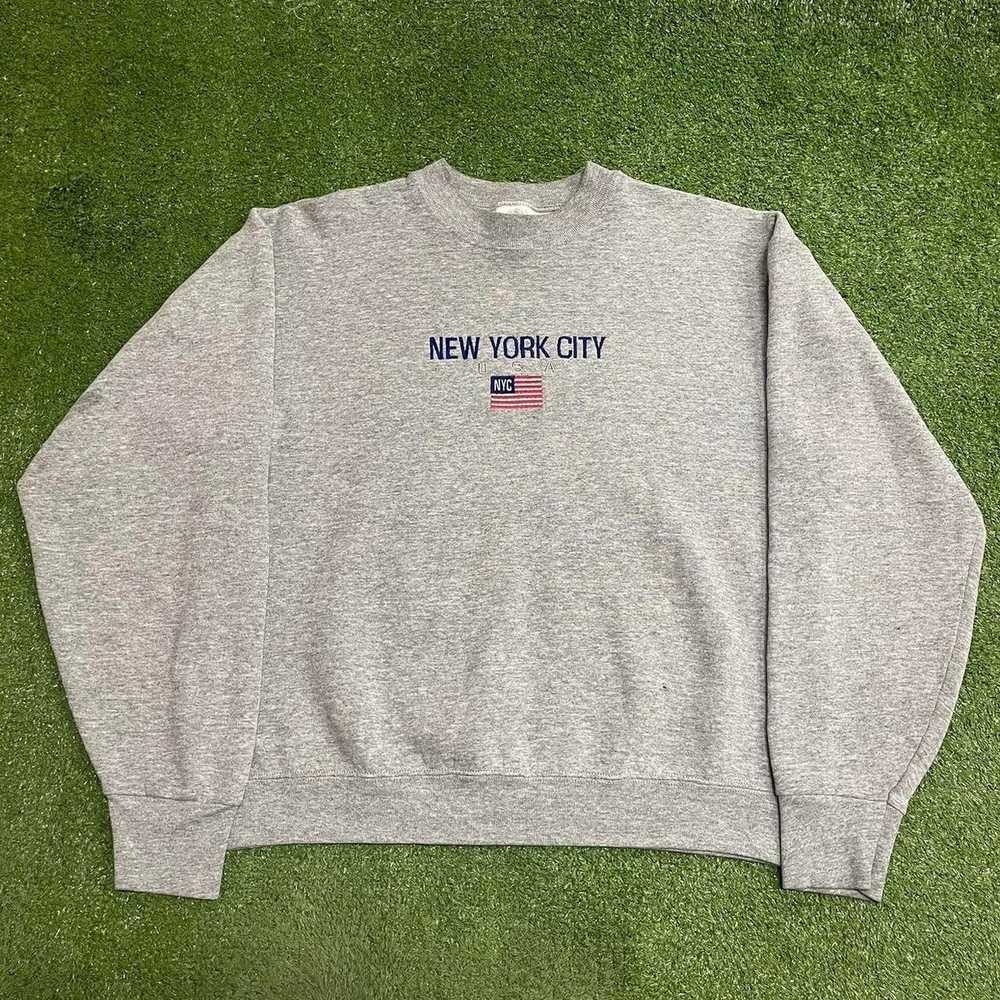 Vintage Vintage Embroidered New York City Graphic… - image 1