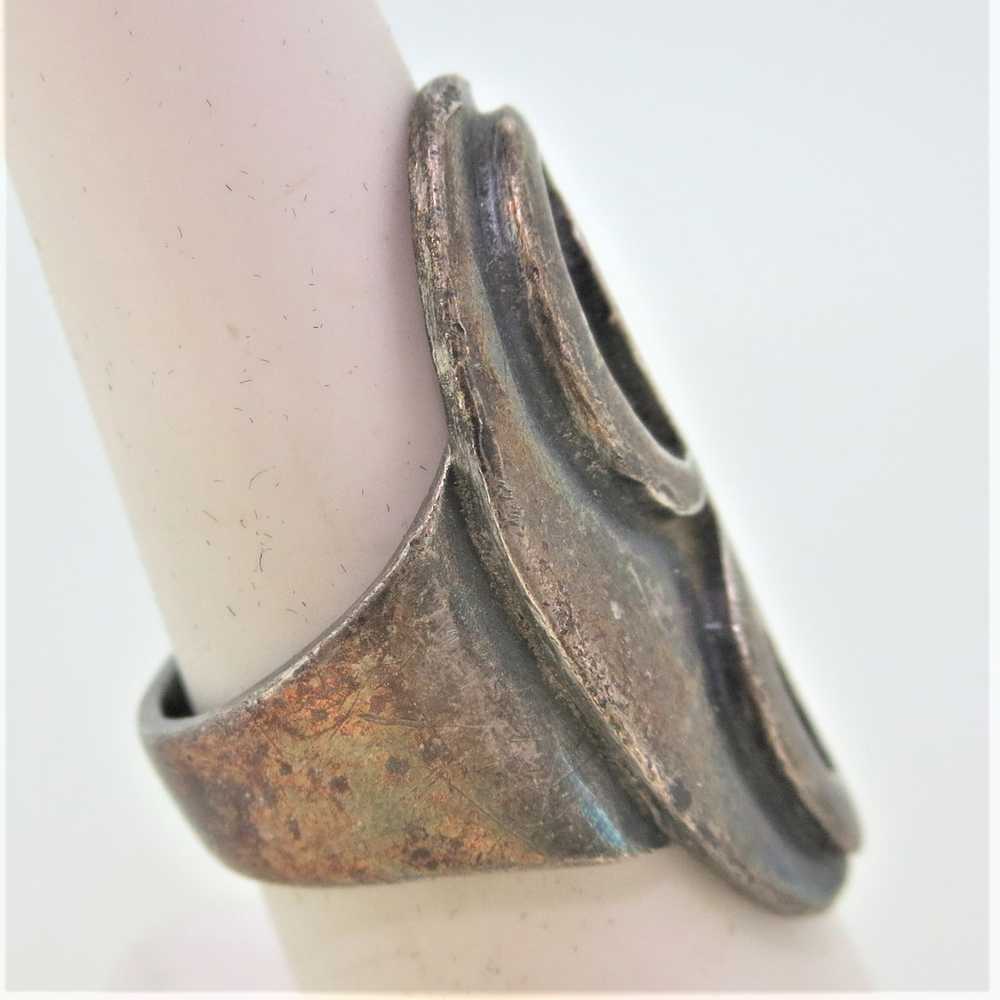 Sterling Silver W.J. Brice Initial G Ring Size 6 - image 4