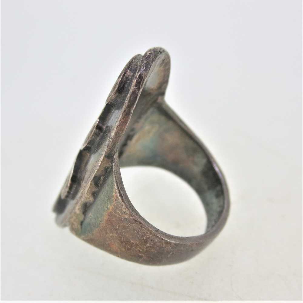 Sterling Silver W.J. Brice Initial G Ring Size 6 - image 5