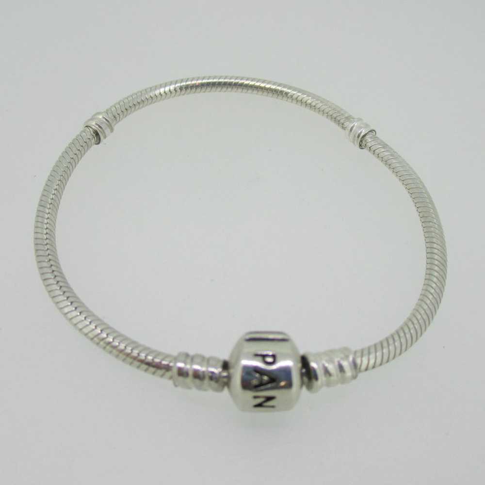 Pandora Sterling Silver Barrel Clasp 7.5" Bracelet - image 2