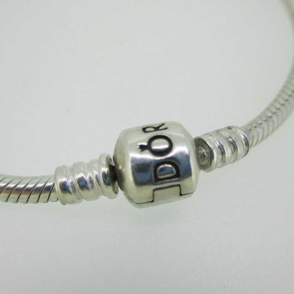 Pandora Sterling Silver Barrel Clasp 7.5" Bracelet - image 3