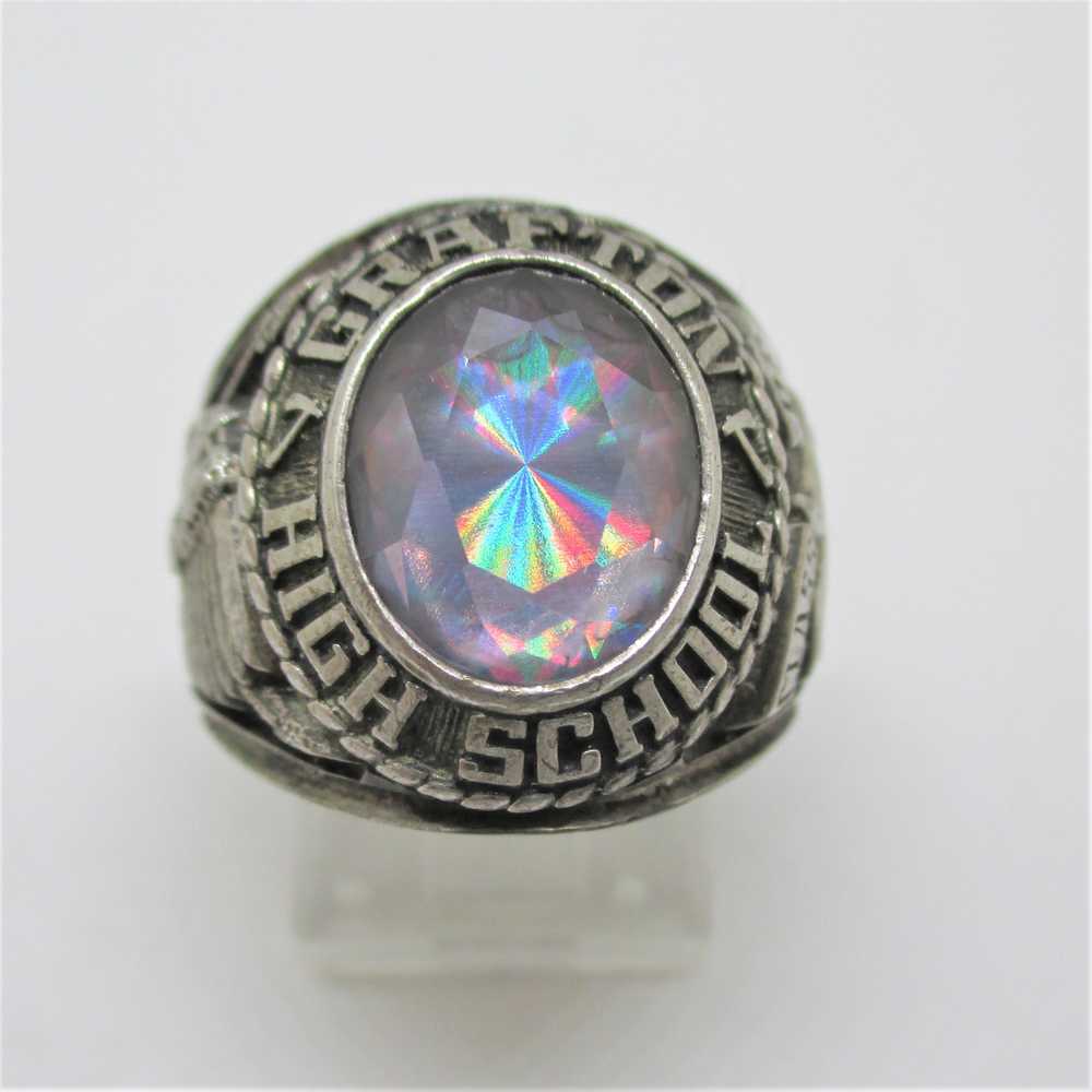 Sterling Silver Josten Grafton High School Initia… - image 1