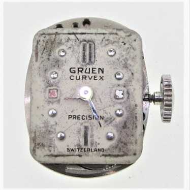 Vintage 1948 Gruen 285 17j wristwatch movement in… - image 1