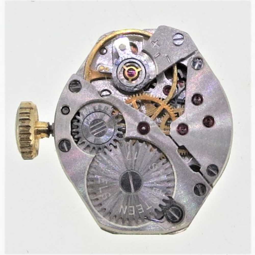 Vintage Jean Cardot 17j wristwatch movement in wo… - image 2