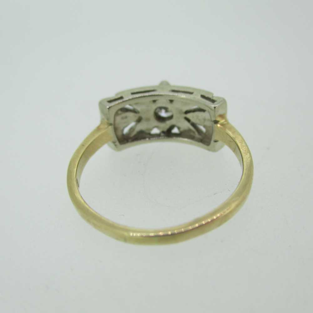 Vintage 10k Yellow Gold Approx .15ct Round Brilli… - image 9