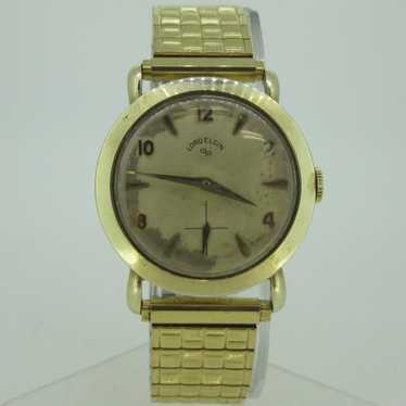 Vintage Lord Elgin 680 21J 4909 14k Solid Gold Wa… - image 1