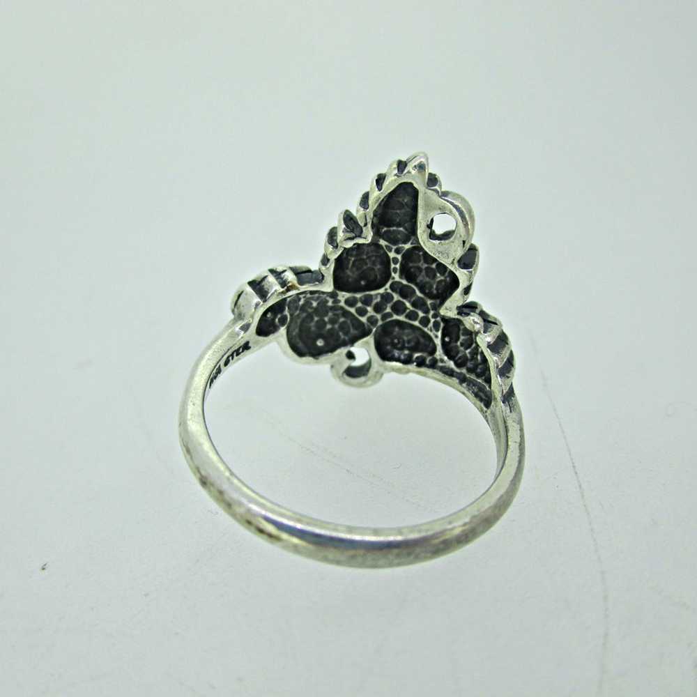 Sterling Silver Black Hills Gold Leaves Style Whe… - image 3