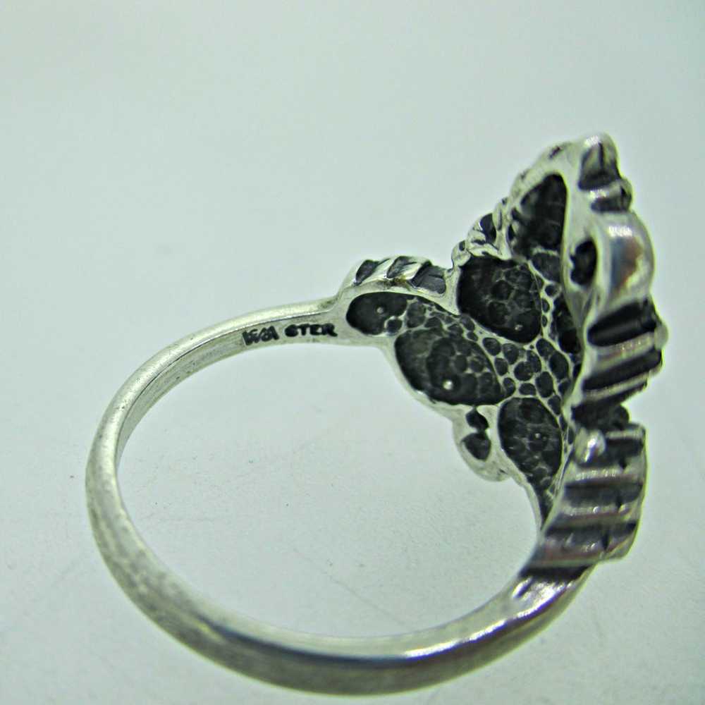 Sterling Silver Black Hills Gold Leaves Style Whe… - image 4