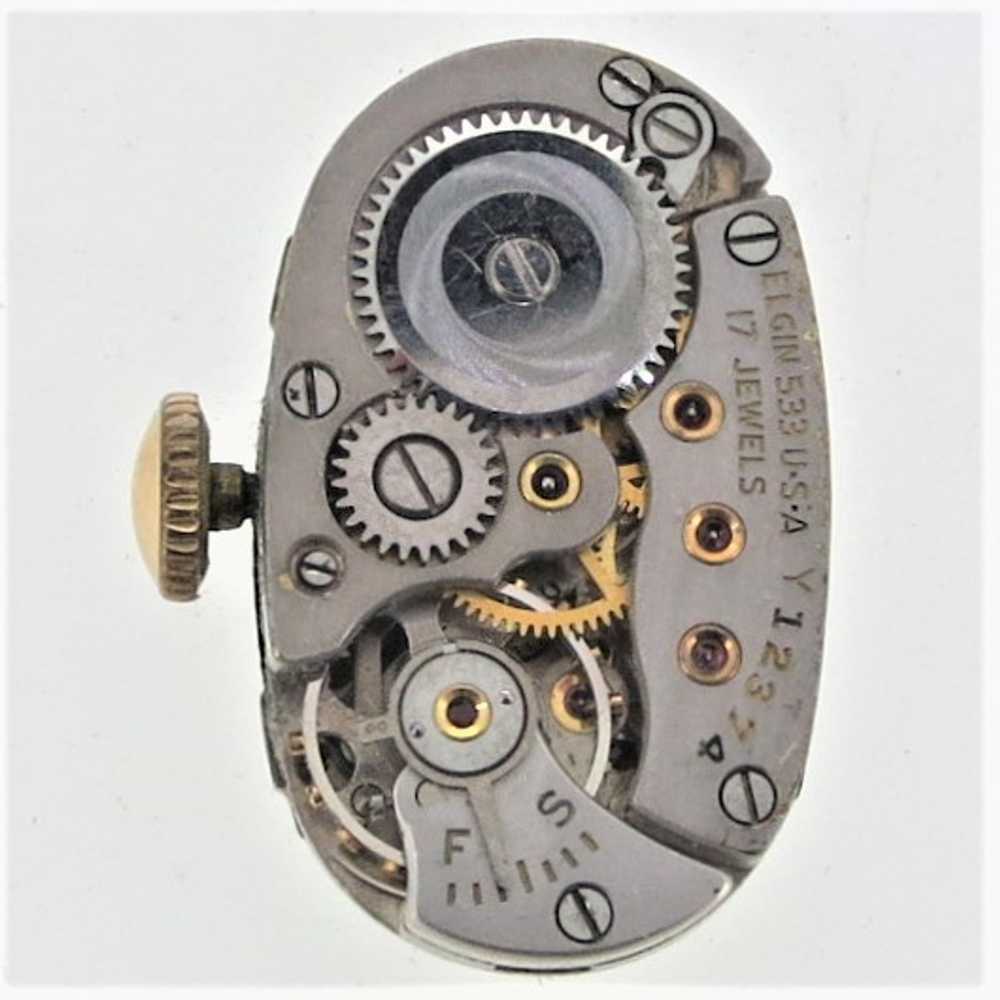 Vintage Late 1930's-Early 1940's Elgin wristwatch… - image 3