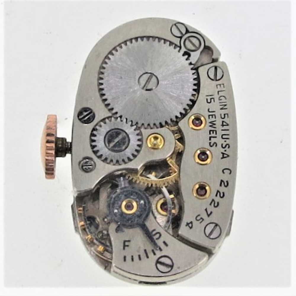 Vintage Late 1930's-Early 1940's Elgin wristwatch… - image 5
