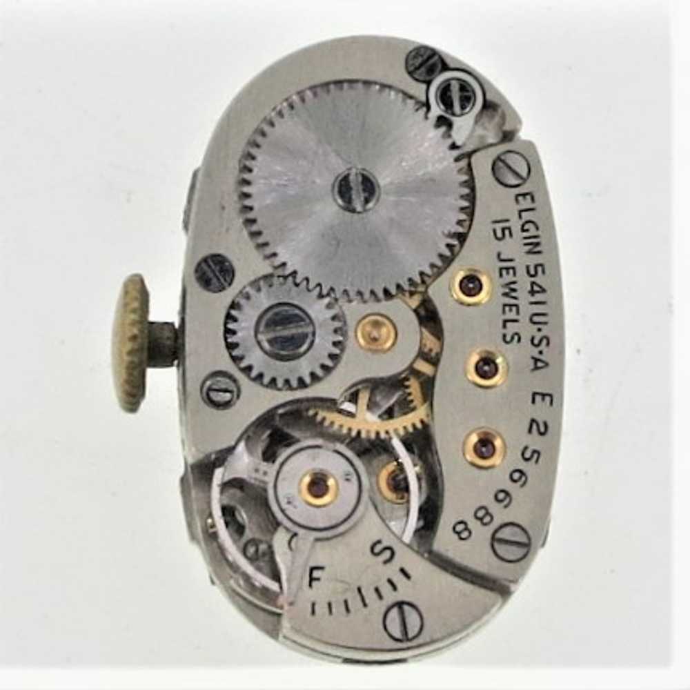 Vintage Late 1930's-Early 1940's Elgin wristwatch… - image 6