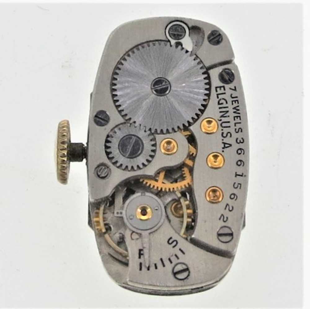 Vintage Late 1930's-Early 1940's Elgin wristwatch… - image 7