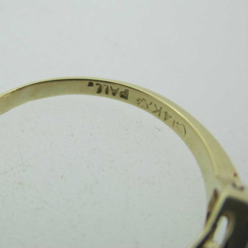 Vintage 14k Yellow Gold 1.02ct European Cut Diamo… - image 6