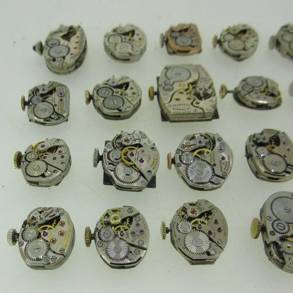 Lot of 20 Vintage Swiss Bucherer Gruen Hafis and … - image 10