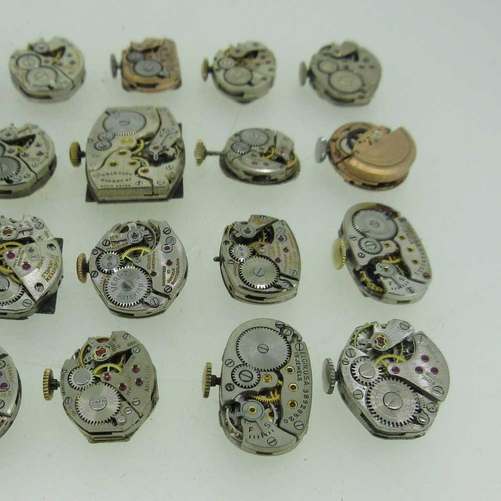 Lot of 20 Vintage Swiss Bucherer Gruen Hafis and … - image 11