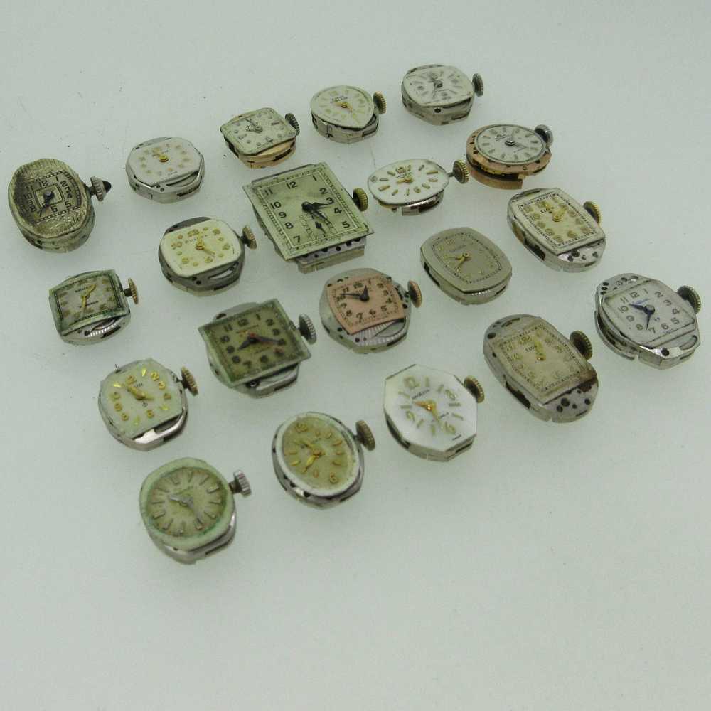 Lot of 20 Vintage Swiss Bucherer Gruen Hafis and … - image 2