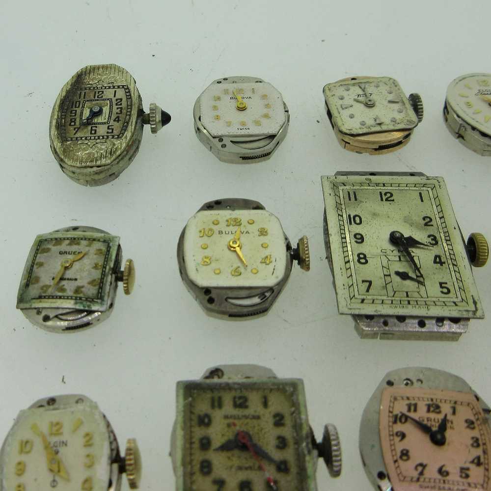 Lot of 20 Vintage Swiss Bucherer Gruen Hafis and … - image 4