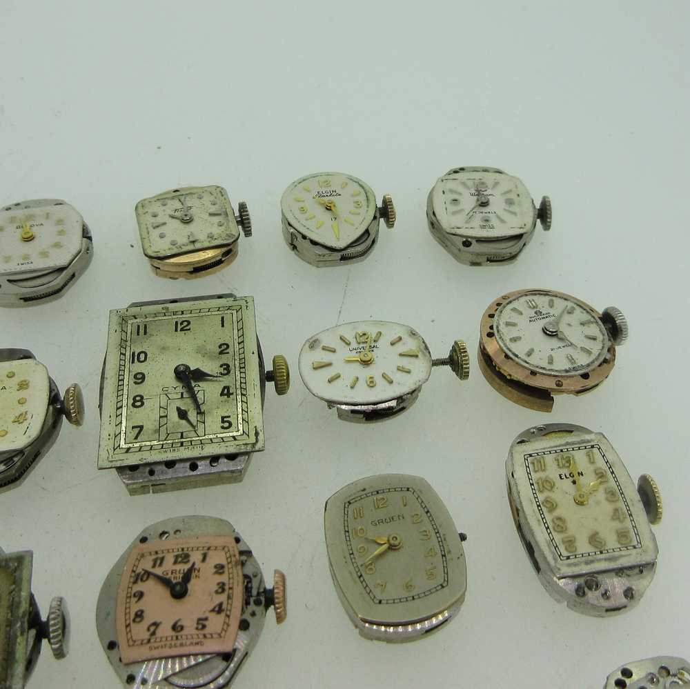 Lot of 20 Vintage Swiss Bucherer Gruen Hafis and … - image 5