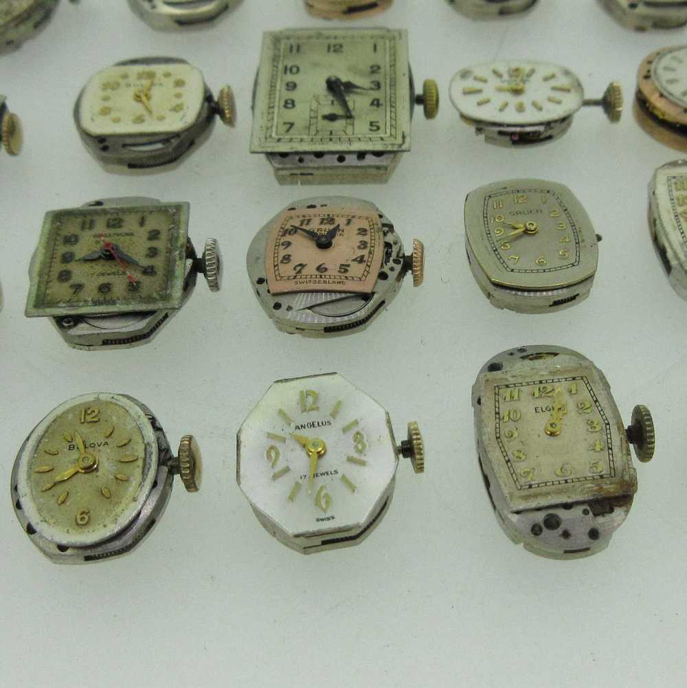 Lot of 20 Vintage Swiss Bucherer Gruen Hafis and … - image 7