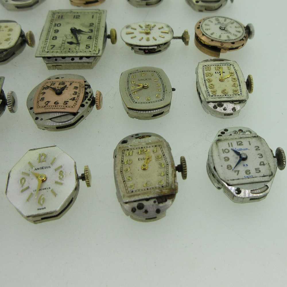 Lot of 20 Vintage Swiss Bucherer Gruen Hafis and … - image 8