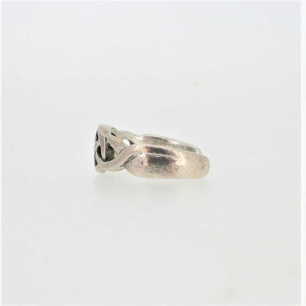 Sterling Silver Celtic Knot Pinky Toe Ring Adjust… - image 2