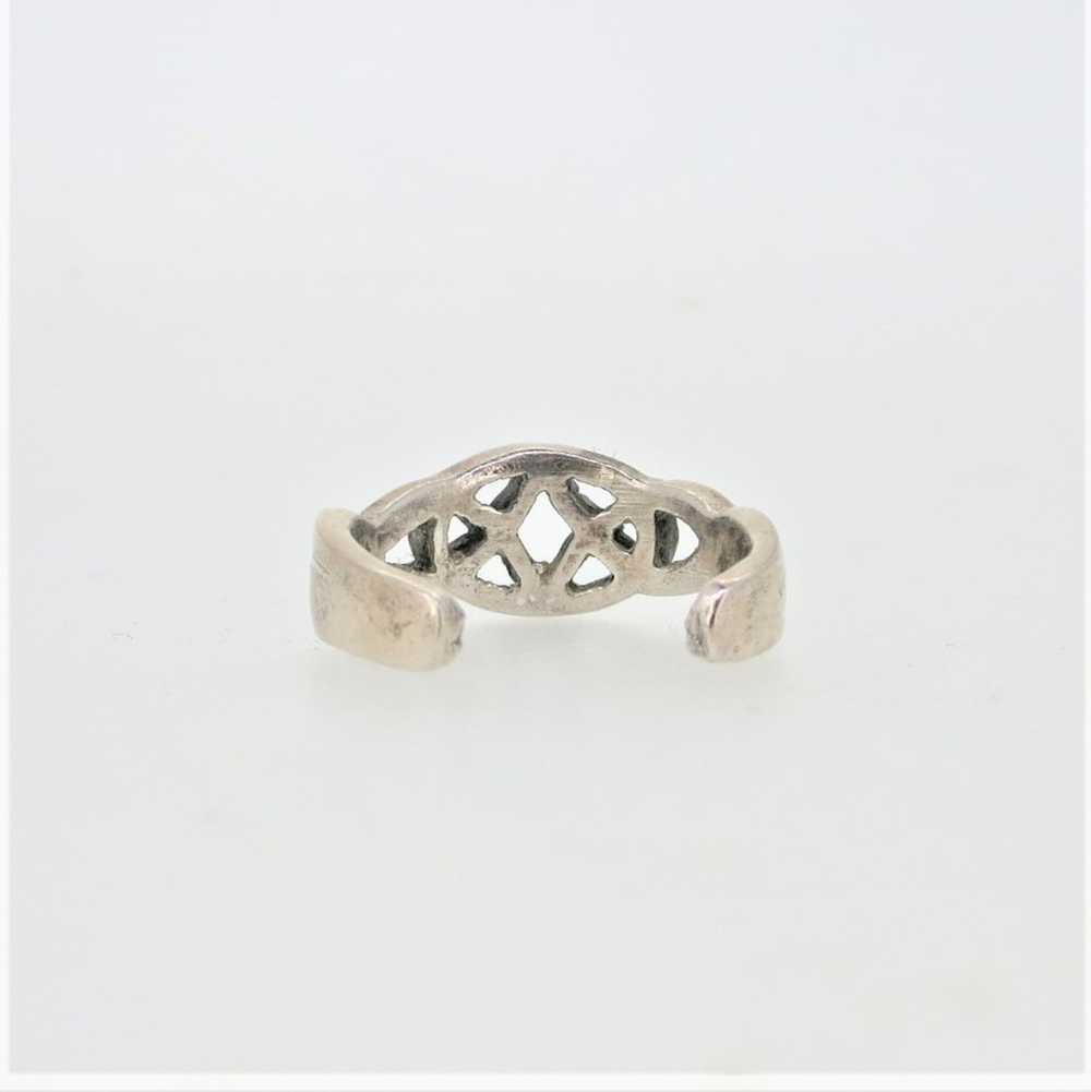 Sterling Silver Celtic Knot Pinky Toe Ring Adjust… - image 3